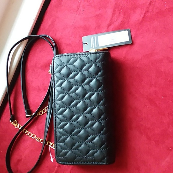 🎆Sale NEW with Tags and Condition Vera New York Black/Gold Crossbody - Picture 4 of 11